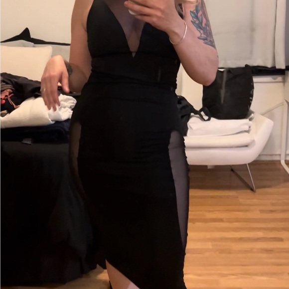 Zara Black Dress Tulle 🖤 - Picture 3 of 5